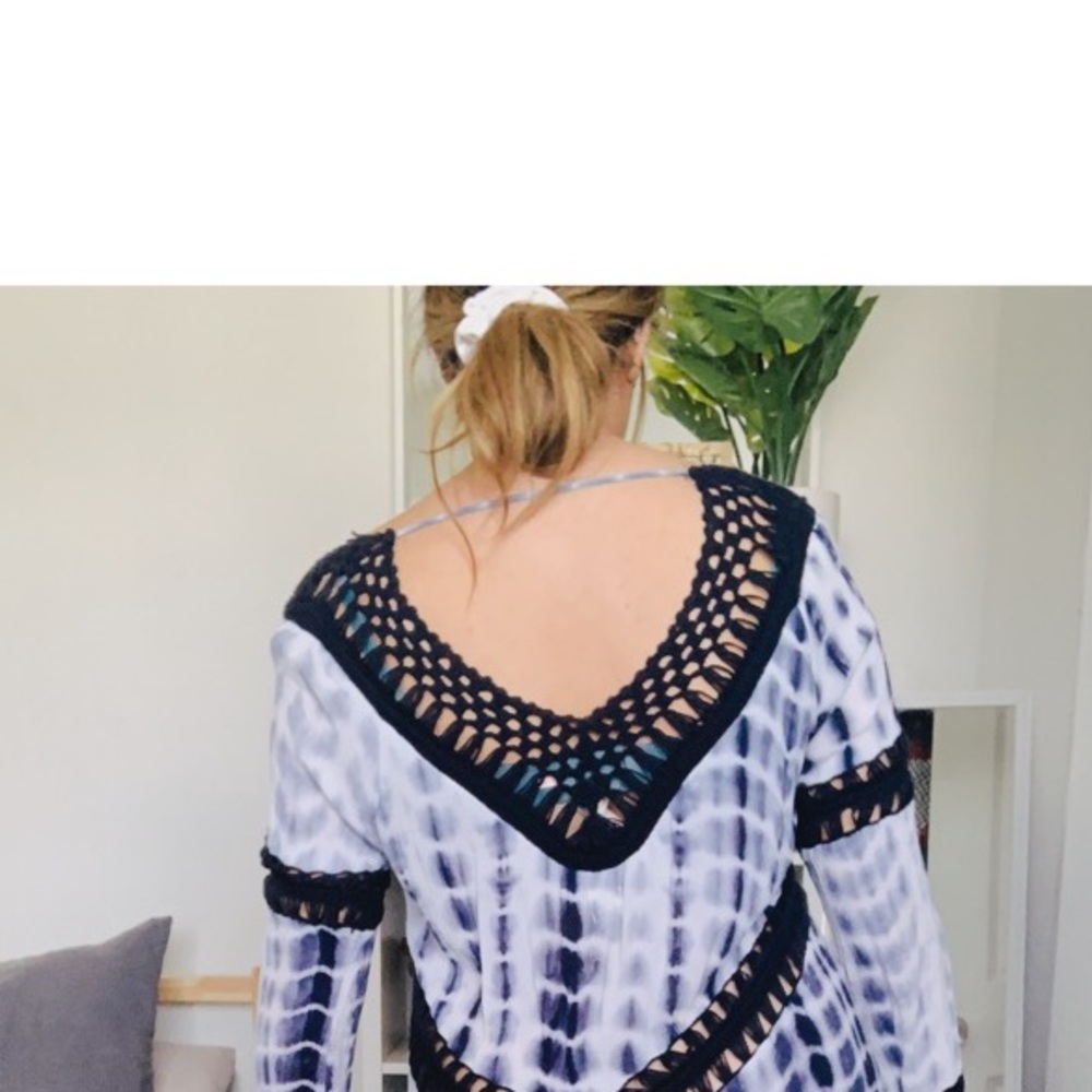 Tie dye swim cover up dress - Picture 3 of 4